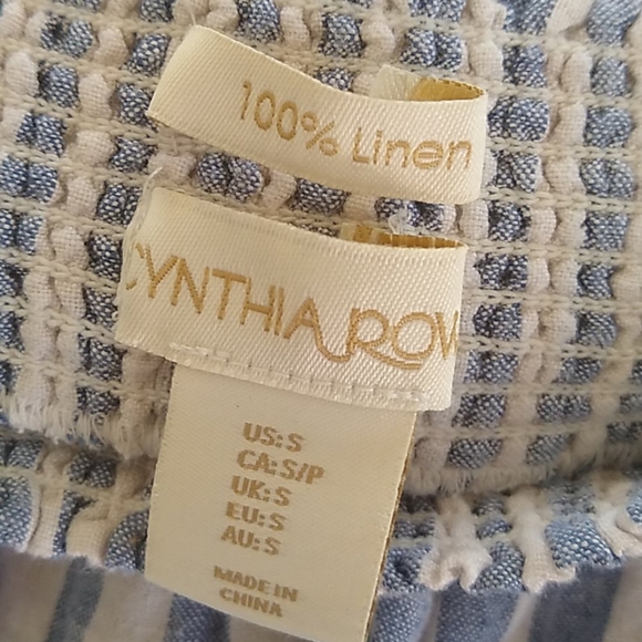 Cynthia Rowley Smocked Top On/Off the Shoulder S - Picture 2 of 6